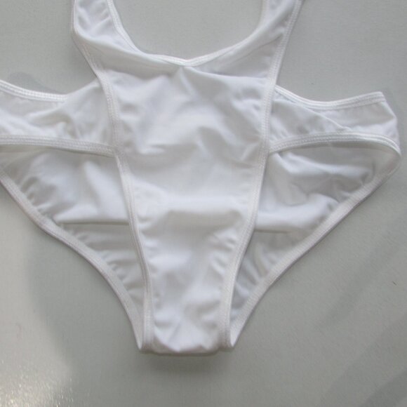 White O-Ring 1 Pc Monokini - NEW - Picture 4 of 11